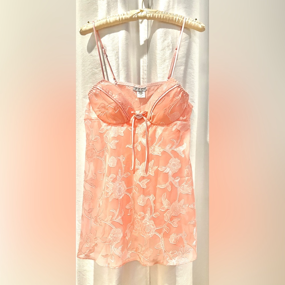 Vintage Cinema Etoile Blush Sheer Babydoll